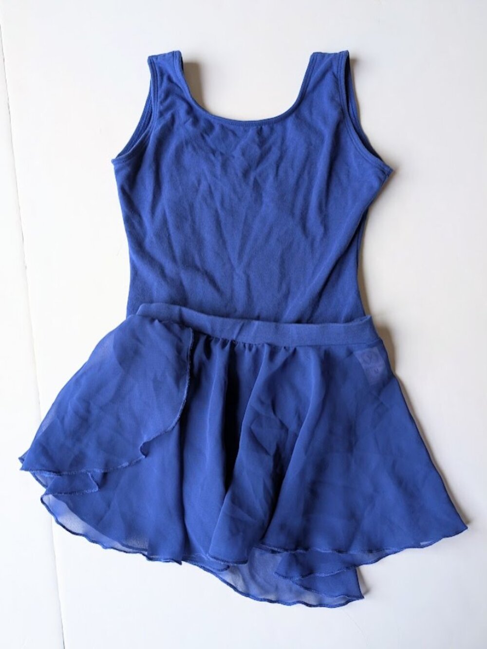 Eurotard Girl’s Ballet Dance Leotard & Skirt Royal Blue Girls Sz:M